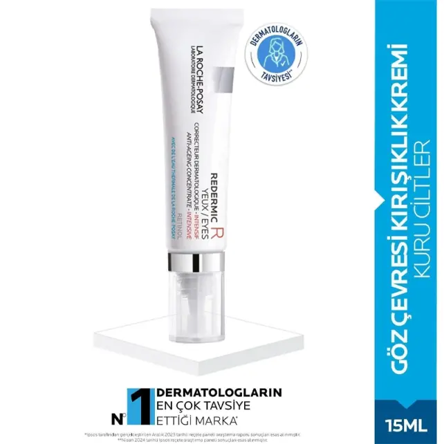 La Roche Posay Redermic R Yeux Eyes - Göz Çevresi Bakım Kremi 15ml - 3