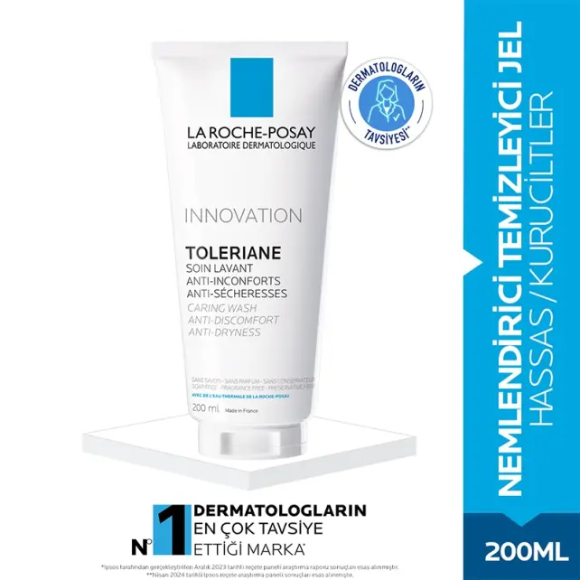 La Roche Posay Toleriane Caring Wash - Temizleyici Jel 200ml - 2