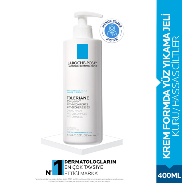 La Roche Posay Toleriane Caring Wash - Temizleyici Jel 400ml - 3