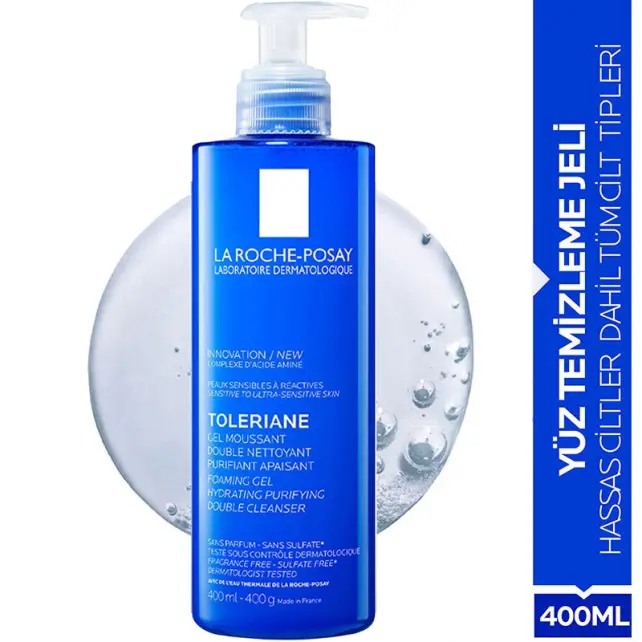 La Roche Posay Toleriane Foaming Gel - Hassas Cilt Temizleme Jeli 400ml - 2
