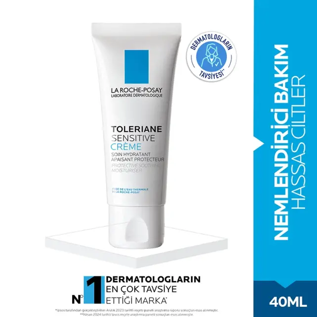 La Roche Posay Toleriane Sensitive - Hassas Ciltler İçin Nemlendirici Bakım Kremi 40ml - 2