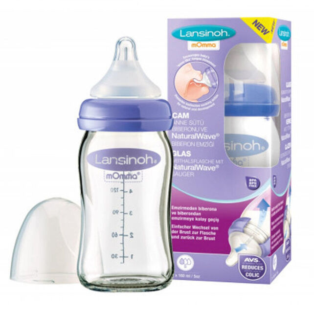 Lansinoh Mommo Cam Biberon 160ml - 1
