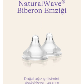 Lansinoh Natural Wave Biberon Emziği - Hızlı Akış 2 Adet - 3