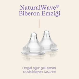 Lansinoh Natural Wave Biberon Emziği - Hızlı Akış 2 Adet - 3