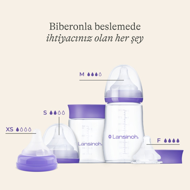 Lansinoh Natural Wave Biberon Emziği - Hızlı Akış 2 Adet - 9