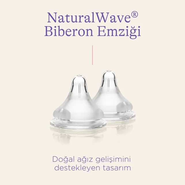 Lansinoh Natural Wave Biberon Emziği - Hızlı Akış 2 Adet - 4