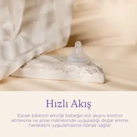 Lansinoh Natural Wave Biberon Emziği - Hızlı Akış 2 Adet - 5