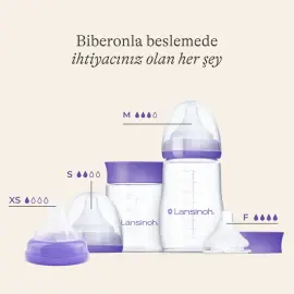 Lansinoh Natural Wave Biberon Emziği - Hızlı Akış 2 Adet - 10