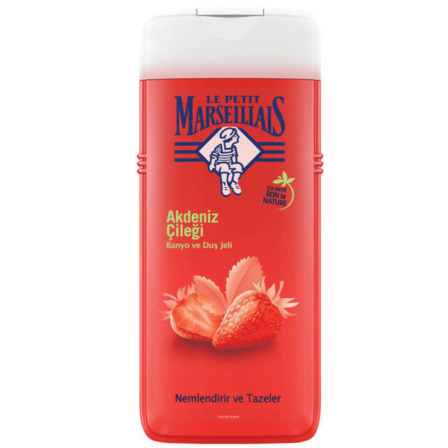 Le Petit Marseillais Duş Jeli - Akdeniz Çileği 650ml - 1