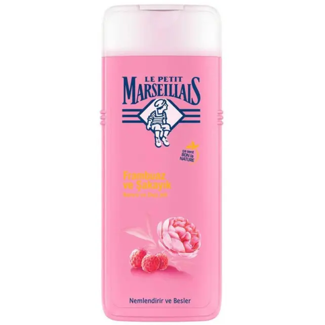Le Petit Marseillais Duş Jeli - Frambuaz Şakayık 400ml - 1