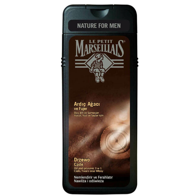 Le Petit Marseillais For Men Duş Jeli - Ardıç Ağacı ve Füjer 400ml - 1