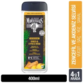 Le Petit Marseillais For Men Duş Jeli - Zencefil ve Akdeniz Selvisi 400ml - 2