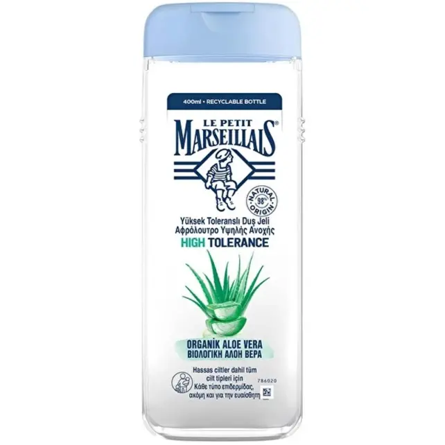 Le Petit Marseillais Yüksek Toleranslı Duş Jeli - Aloe Vera 400ml - 1