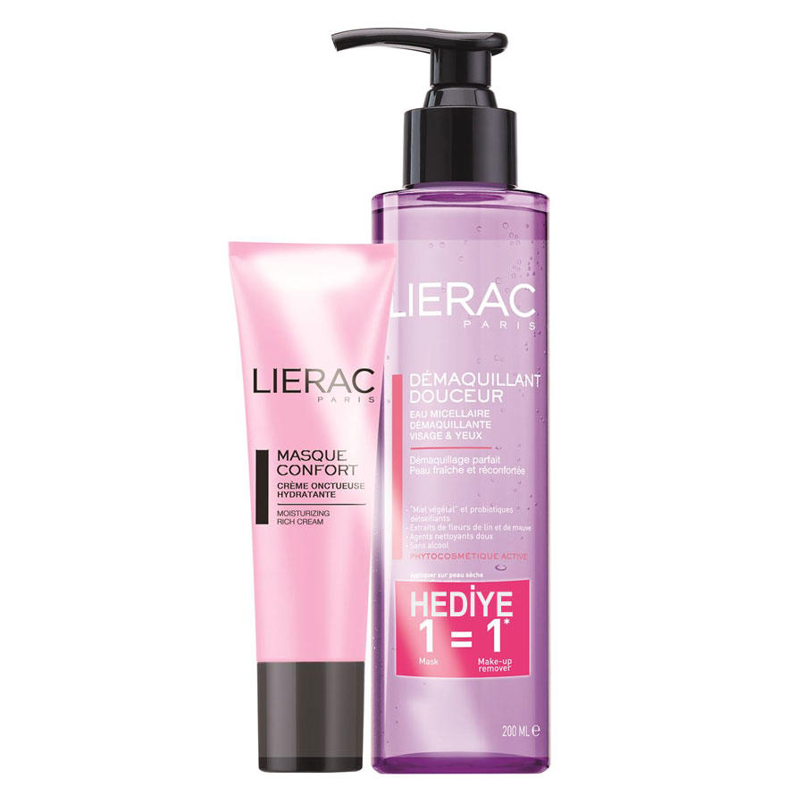 Lierac Comfort Mask Kuru Ciltler için Nemlendirici Maske 50ml Temizleyici Hediyeli Lierac Comfort Mask Kuru Ciltler için Nemlendirici Maske 50ml Temizleyici Hediyeli
