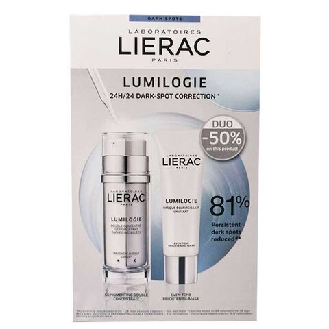 Lierac Lumilogie Double Concentrate + Masque Leke Karşıtı Cilt Bakım Seti Lierac Lumilogie Double Concentrate + Masque Leke Karşıtı Cilt Bakım Seti