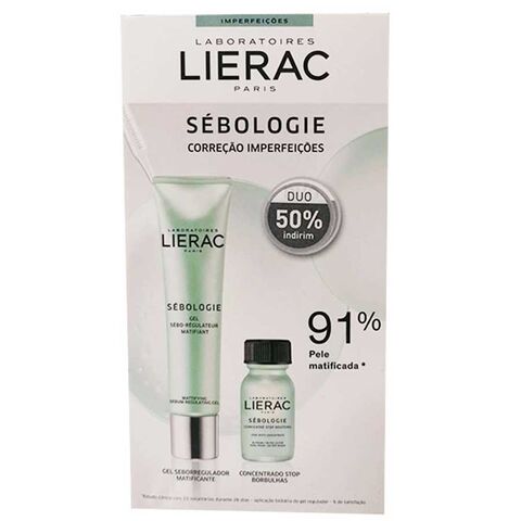 Lierac Sebologie Stop Spots Concentrate + Gel Yağlı Cilt Bakım Seti Lierac Sebologie Stop Spots Concentrate + Gel Yağlı Cilt Bakım Seti