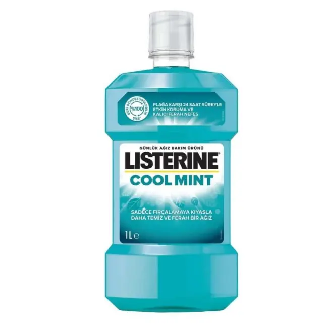 Listerine Cool Mint Ağız Bakım Suyu 1000ml - 1