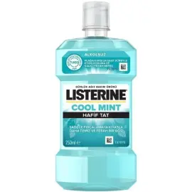 Listerine Cool Mint Ağız Bakım Suyu - Hafif Tat 250ml - Listerine