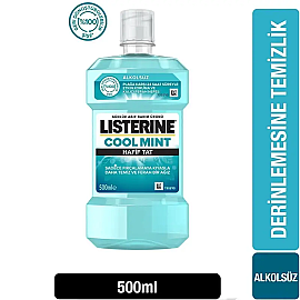 Listerine Cool Mint Hafif Tat - Ağız Bakım Suyu 500ml - 2