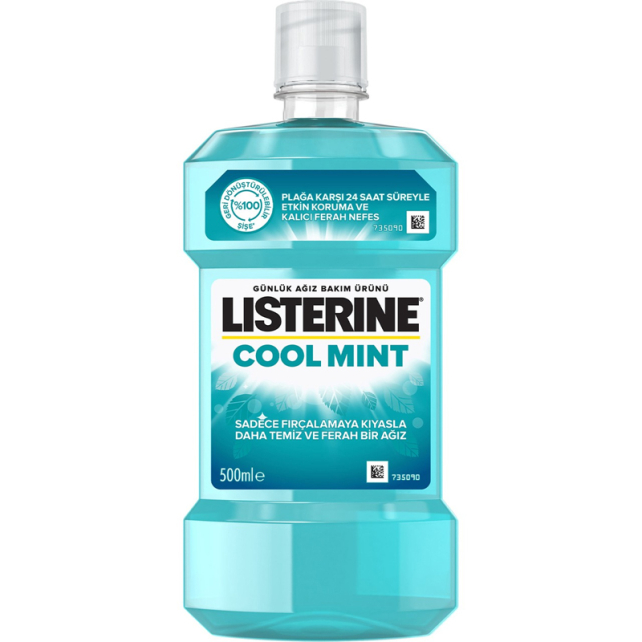 Listerine Cool Mint - Nane Aromalı Ağız Bakım Suyu 500ml - 1