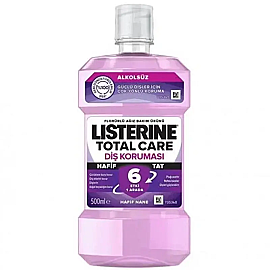 Listerine Diş ve Diş Eti Koruması Ağız Bakım Suyu - Hafif Tat 500ml - Listerine