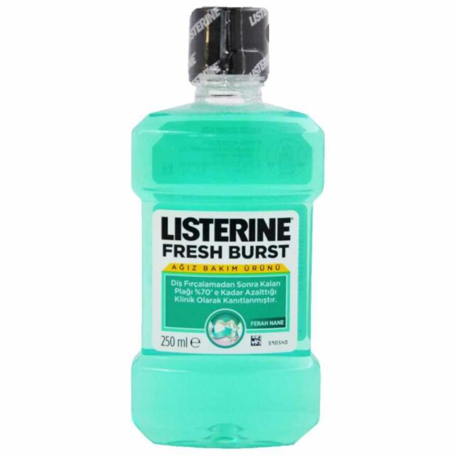 Listerine Fresh Burst - Ağız Bakım Suyu 250ml - 1