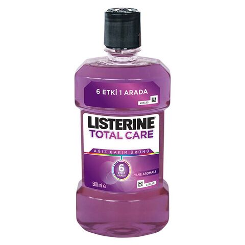 Listerine Total Care 6 Etki 1 Arada - Ağız Bakım Suyu 500ml Listerine Total Care 6 Etki 1 Arada - Ağız Bakım Suyu 500ml