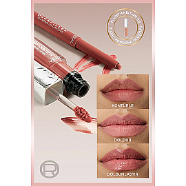Loreal Paris Blurfiller Bulurring Lip Contour - Dudak Kontür Kalemi No: 530 Bordeaux Bisous - 6
