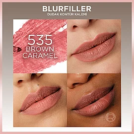 Loreal Paris Blurfiller Bulurring Lip Contour - Dudak Kontür Kalemi No: 535 Brown Caramel - 4