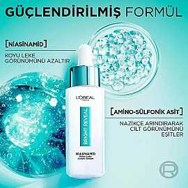 Loreal Paris Bright Reveal Niasinamid - Koyu Leke Karşıtı Serum 30ml - 3