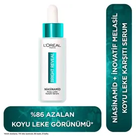 Loreal Paris Bright Reveal Niasinamid - Koyu Leke Karşıtı Serum 30ml - 2