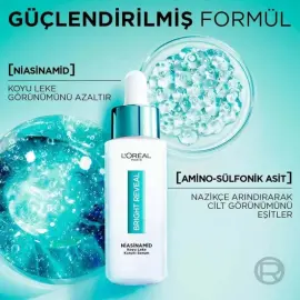 Loreal Paris Bright Reveal Niasinamid - Koyu Leke Karşıtı Serum 30ml - 3