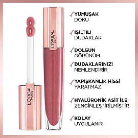 Loreal Paris Brilliant Signature Plump In Gloss - Dudak Parlatıcı Ruj No: 404 - 4