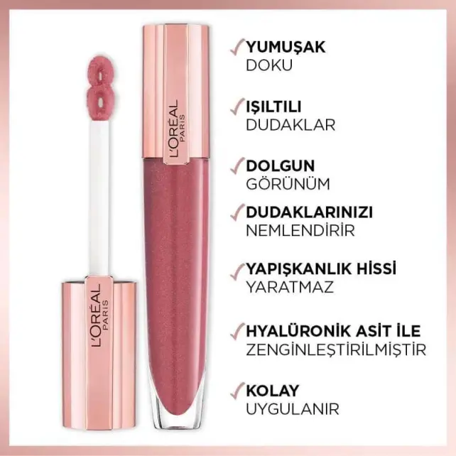 Loreal Paris Brilliant Signature Plump In Gloss - Dudak Parlatıcı Ruj No: 404 - 4