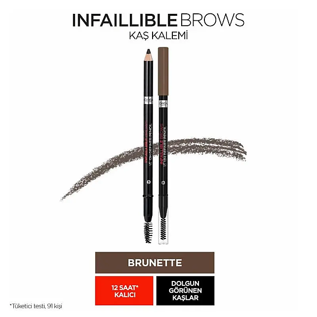 Loreal Paris Brow Line Definer - Kaş Kalemi No: 3.0 Brunette - 2