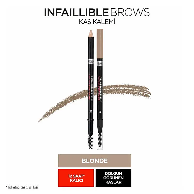Loreal Paris Brow Line Definer - Kaş Kalemi No: 7.0 Blonde - 2