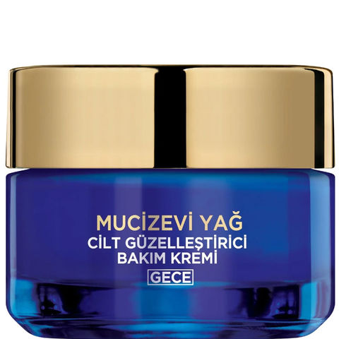 Loreal Paris Mucizevi Yağ Cilt Güzelleştirici Gece Bakım Kremi 50ml Loreal Paris Mucizevi Yağ Cilt Güzelleştirici Gece Bakım Kremi 50ml