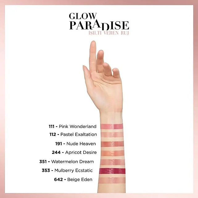 Loreal Paris Color Riche Glow Paradise - Ruj No: 191 Nude Heaven - 3