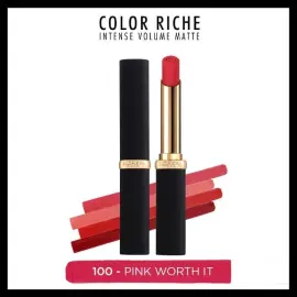 Loreal Paris Color Riche Intense Volumee - Mat Ruj No: 100 - 2