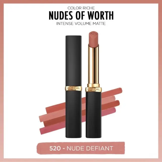 Loreal Paris Color Riche Intense Volumee Matte - Mat Ruj No: 520 Defiant - 2