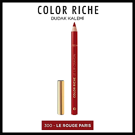 Loreal Paris Color Riche Le Lip Crayon - Dudak Kalemi No: 300 Le Rouge Paris - 2