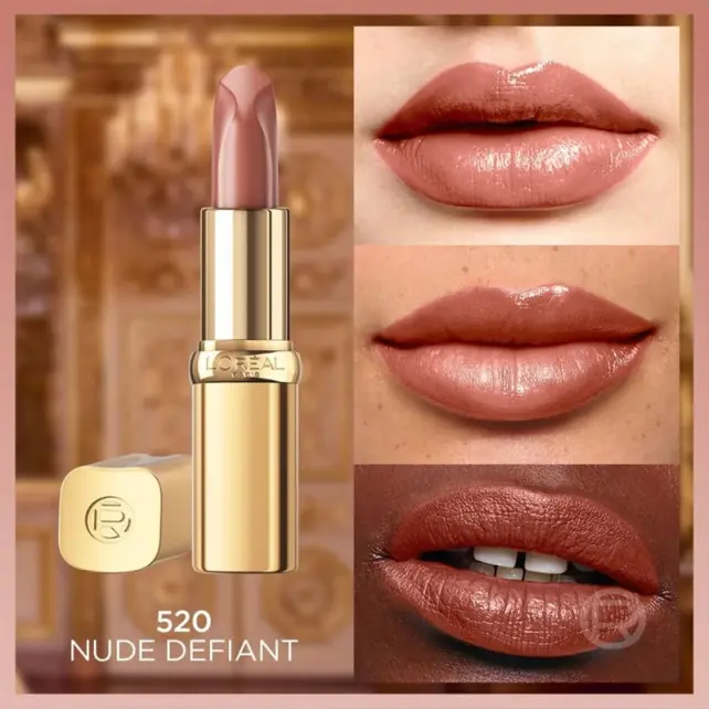 Loreal Paris Color Riche Nude - Saten Bitişli Ruj No: 520 Nude Defiant - 3