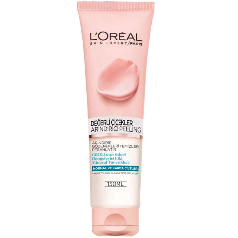 Loreal Paris Değerli Çiçekler Arındırıcı Peeling 150ml Loreal Paris Değerli Çiçekler Arındırıcı Peeling 150ml