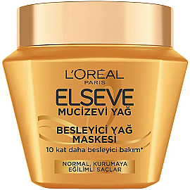 Loreal Paris Elseve Mucizevi Yağ - Besleyici Saç Bakım Maskesi 300ml - Elseve