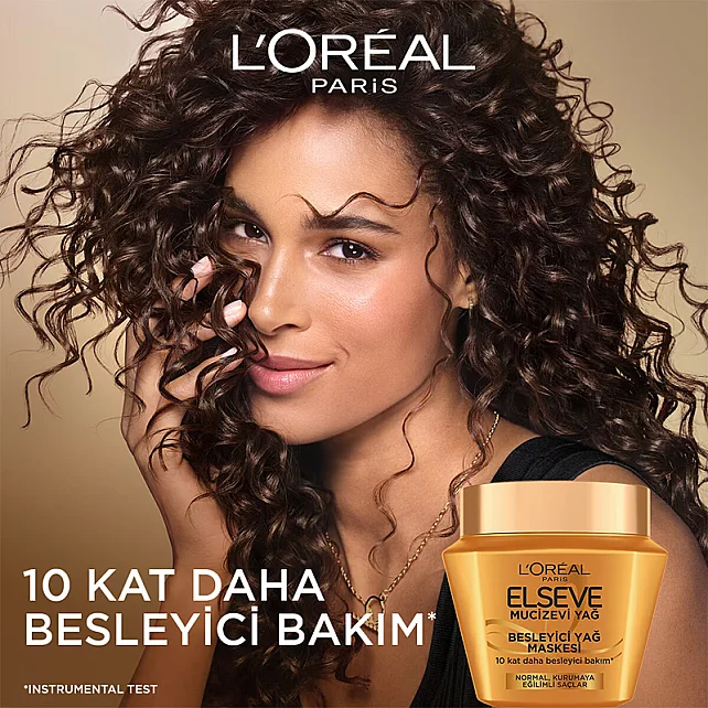 Loreal Paris Elseve Mucizevi Yağ - Besleyici Saç Bakım Maskesi 300ml - 2