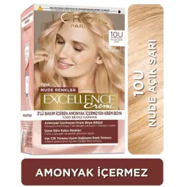 Loreal Paris Excellence Creme - Krem Saç Boyası No: 10 U Nude Açık Sarı - 2