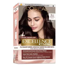 Loreal Paris Excellence Creme - Krem Saç Boyası No: 3U Nude Koyu Kahve - 1