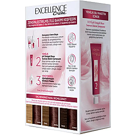 Loreal Paris Excellence Creme - Krem Saç Boyası No: 4.15 Büyüleyici Kahve - 3