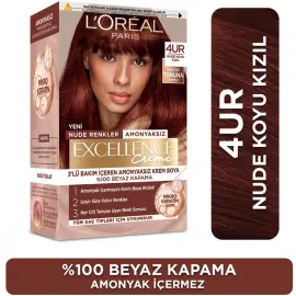 Loreal Paris Excellence Creme - Krem Saç Boyası No: 4UR Nude Koyu Kızıl - 2