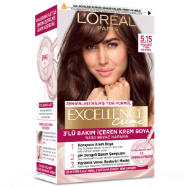 Loreal Paris Excellence Creme - Krem Saç Boyası No: 5.15 Efsanevi Türk Kahvesi - Loreal Paris